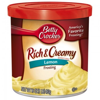 Betty Crocker Rich & Creamy Lemon Frosting 453g 8 Packungen AUSVERKAUFT